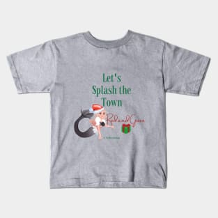 The Maven Medium- Splash the Town Red and Green Kids T-Shirt